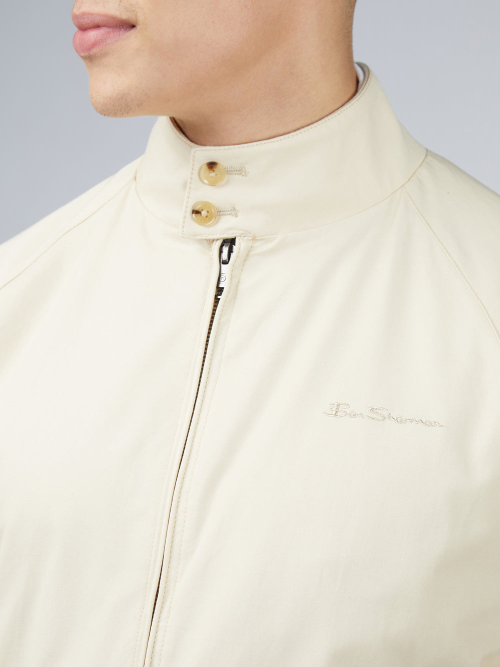 Chaquetas Ben Sherman Signature Harrington Creme | HPVMGSL-41