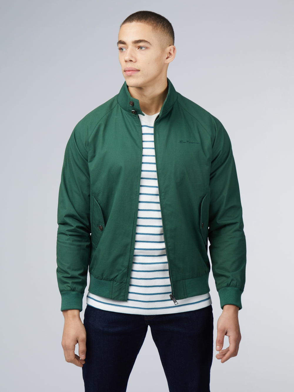 Chaquetas Ben Sherman Signature Harrington Verde | KVUWIOG-21