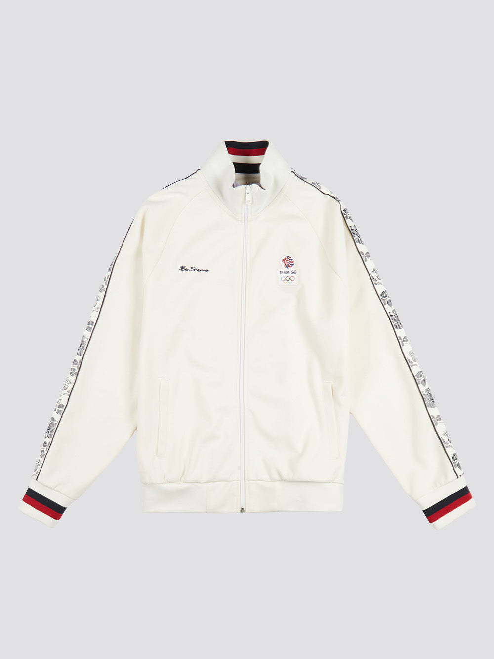 Chaquetas Ben Sherman Team GB Taped Track Top Blancas | WMKACIO-96