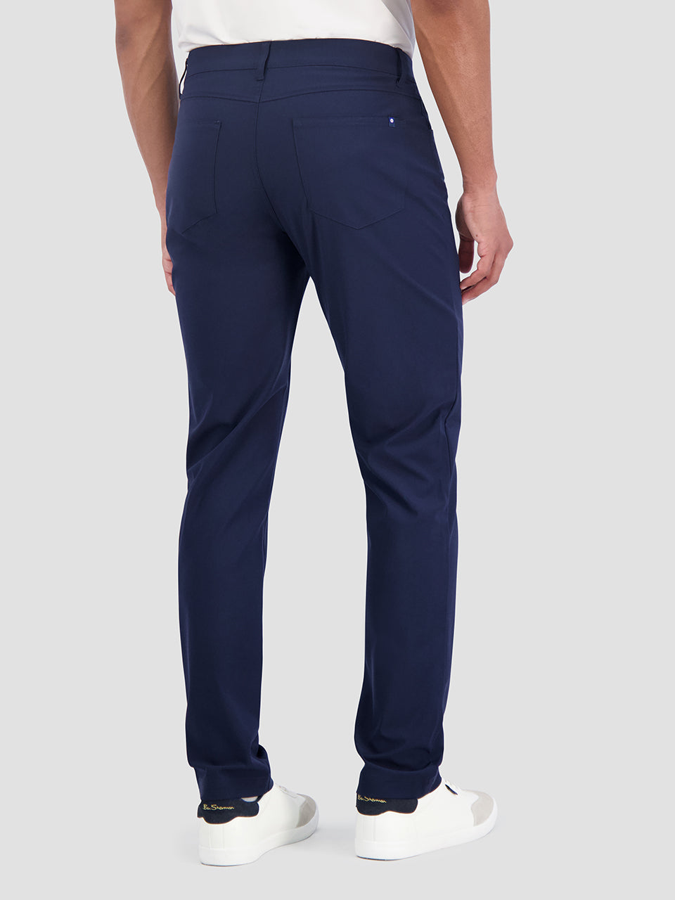 Pantalon Ben Sherman 4Way Stretch Tech Long Azul Marino | ASIYQEO-39