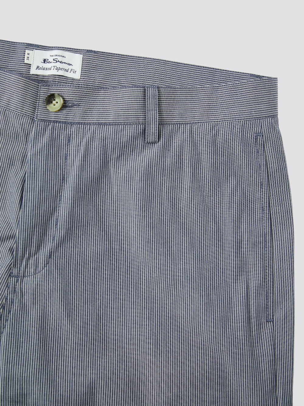 Pantalon Ben Sherman B by Ben Sherman Cotton Taper Azules Gris | OLZXHBC-28