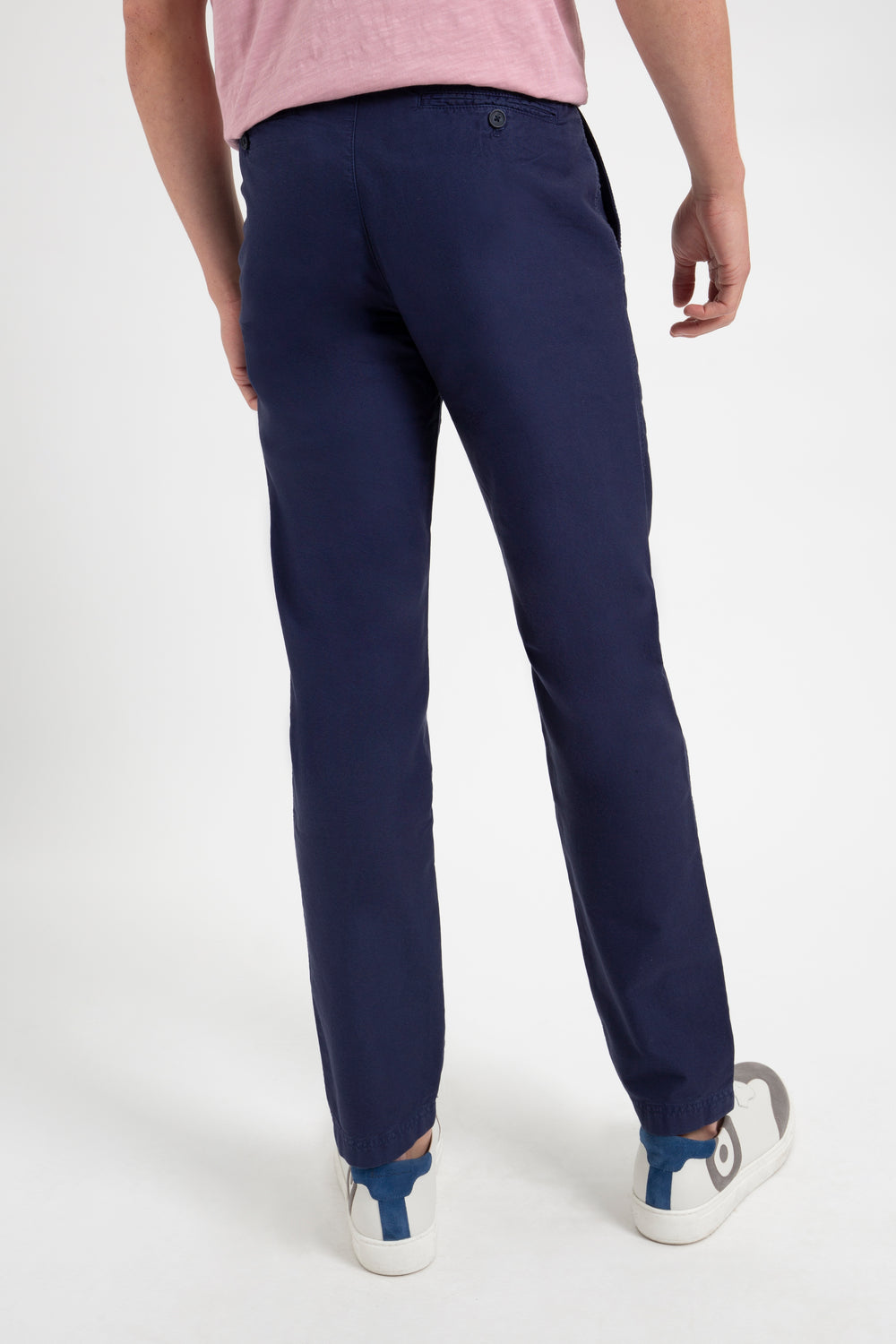 Pantalon Ben Sherman Beatnik Oxford Slim Taper Garment Dye Chino Azul Marino | BJKZNRS-81