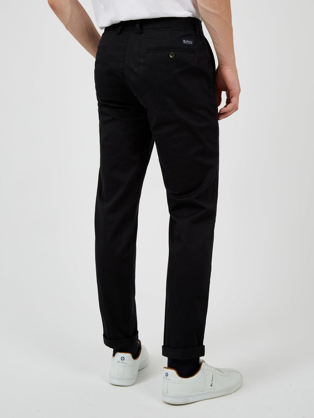 Pantalon Ben Sherman Signature Slim Stretch Chino Negras | WKEIGSU-95