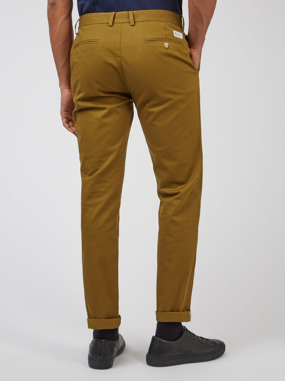 Pantalon Ben Sherman Signature Slim Stretch Chino Marrones | HVJMZEP-03