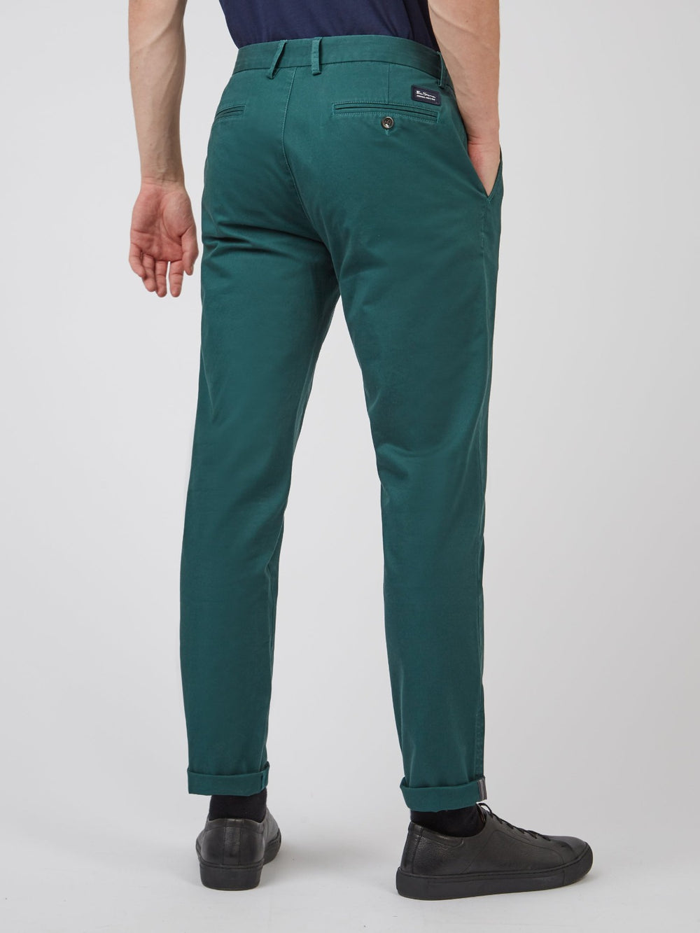 Pantalon Ben Sherman Signature Slim Stretch Chino Verde | PTVMNBW-31