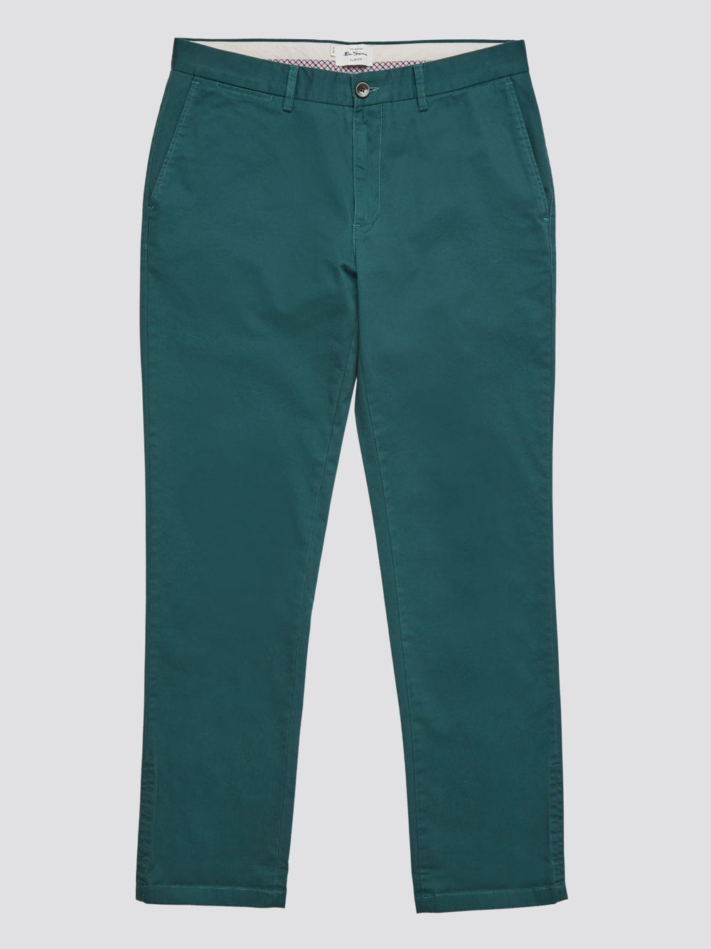 Pantalon Ben Sherman Signature Slim Stretch Chino Verde | PTVMNBW-31