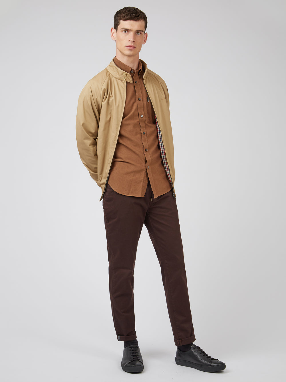 Pantalon Ben Sherman Signature Slim Stretch Chino Rojas | UZXPWNA-96