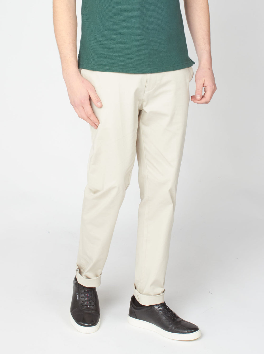 Pantalon Ben Sherman Signature Slim Stretch Chino Blancas | OCVESKN-96