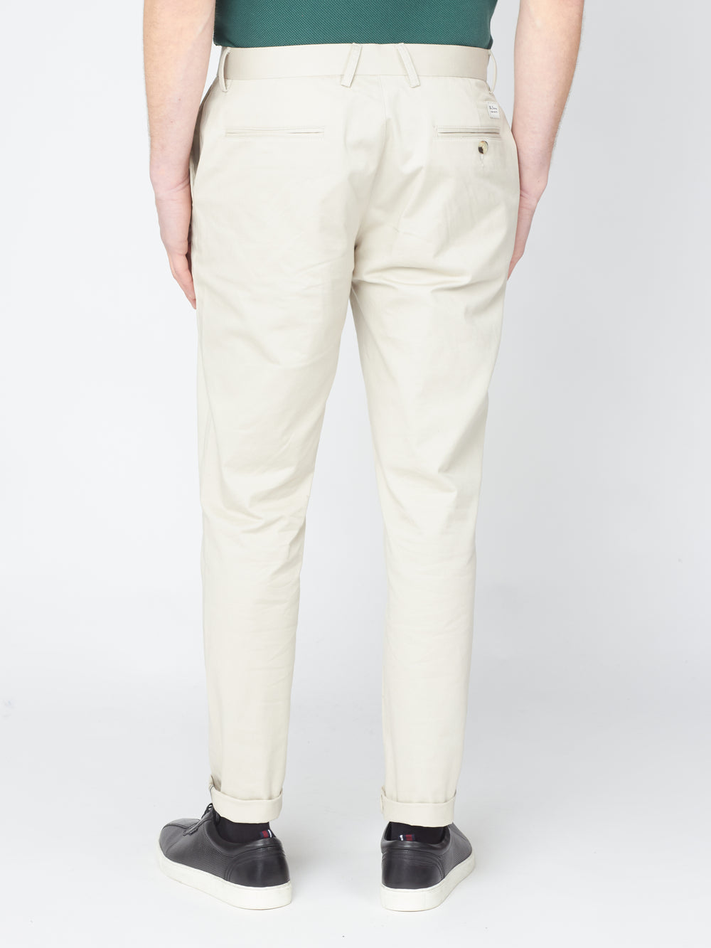 Pantalon Ben Sherman Signature Slim Stretch Chino Blancas | OCVESKN-96