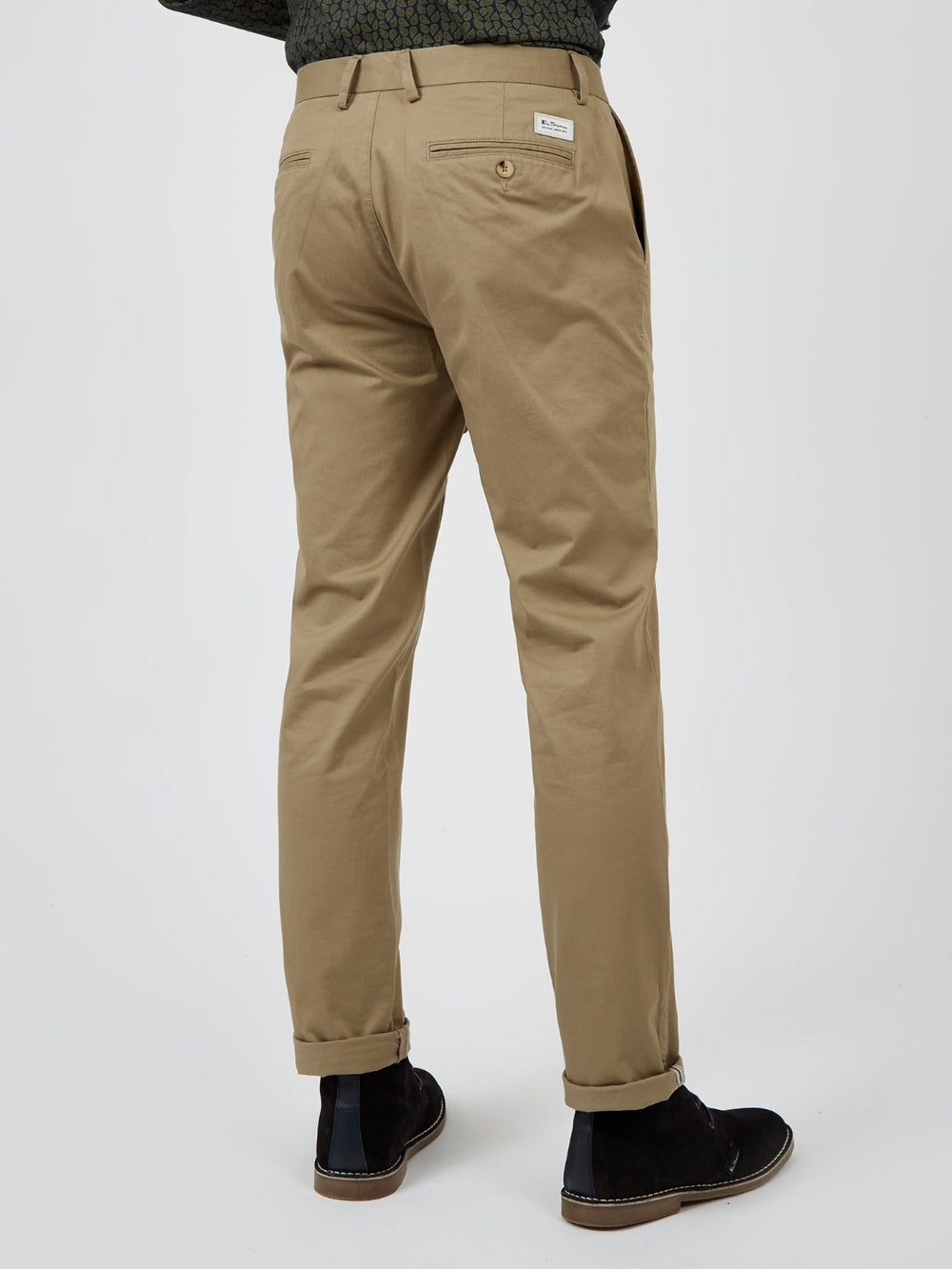 Pantalon Ben Sherman Signature Slim Stretch Chino Gris | ZBAVCPD-34