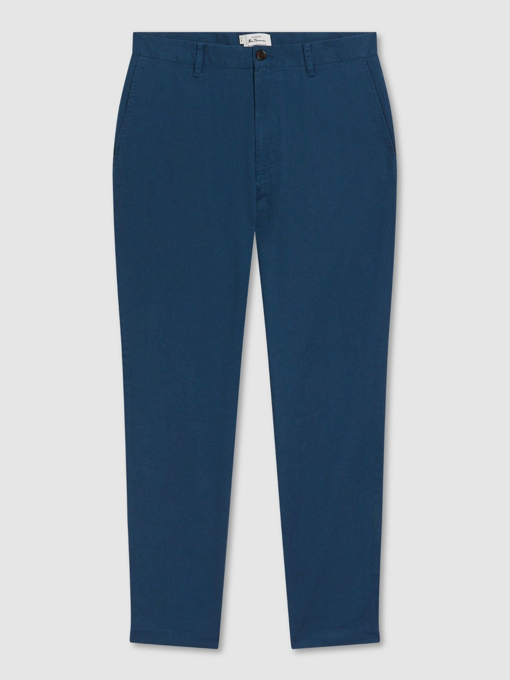 Pantalon Ben Sherman Signature Slim Taper Linen Azules | NEPZVXG-43