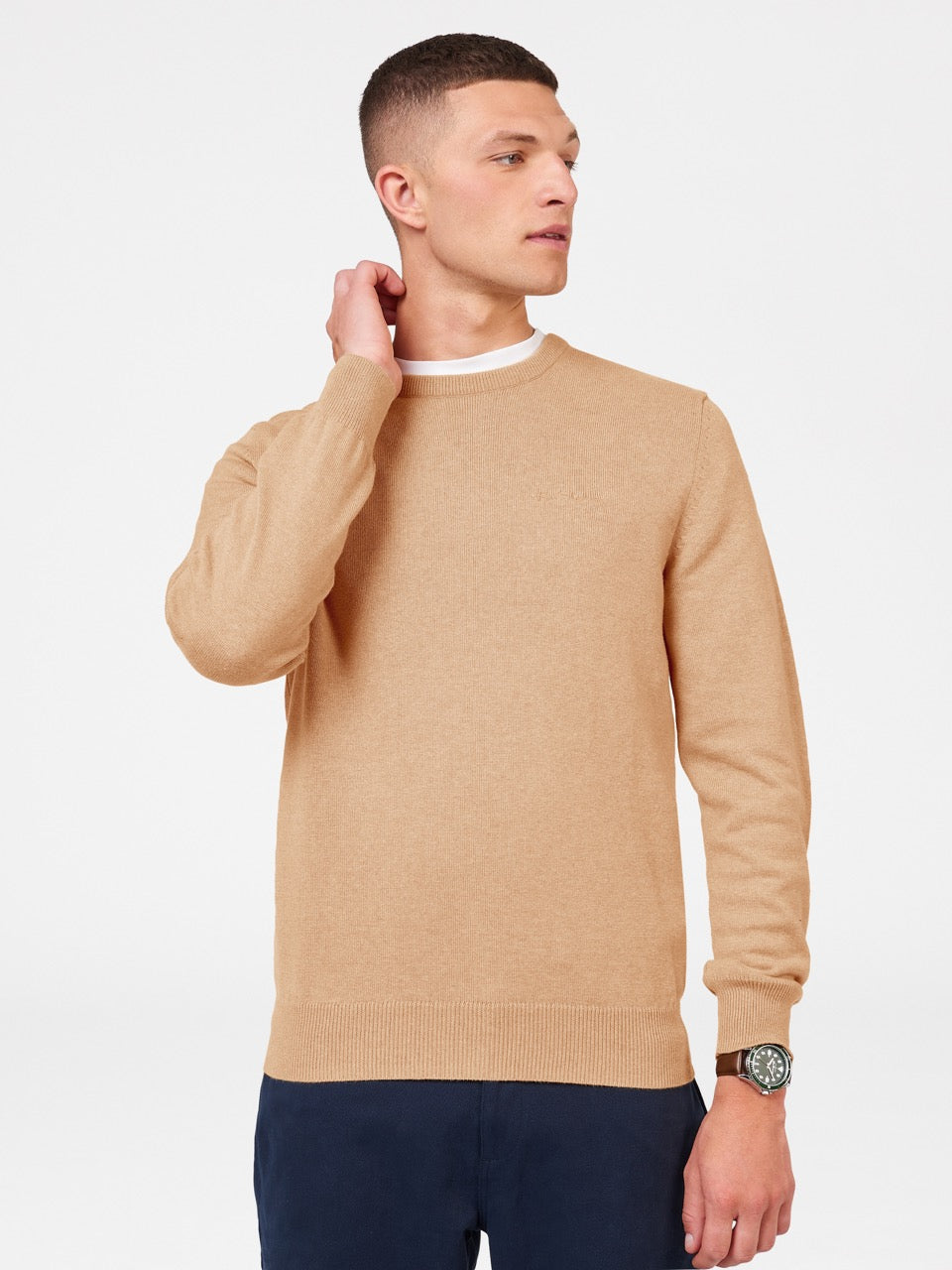 Prendas De Punto Ben Sherman Signature Crewneck Gris | REZKCMJ-15