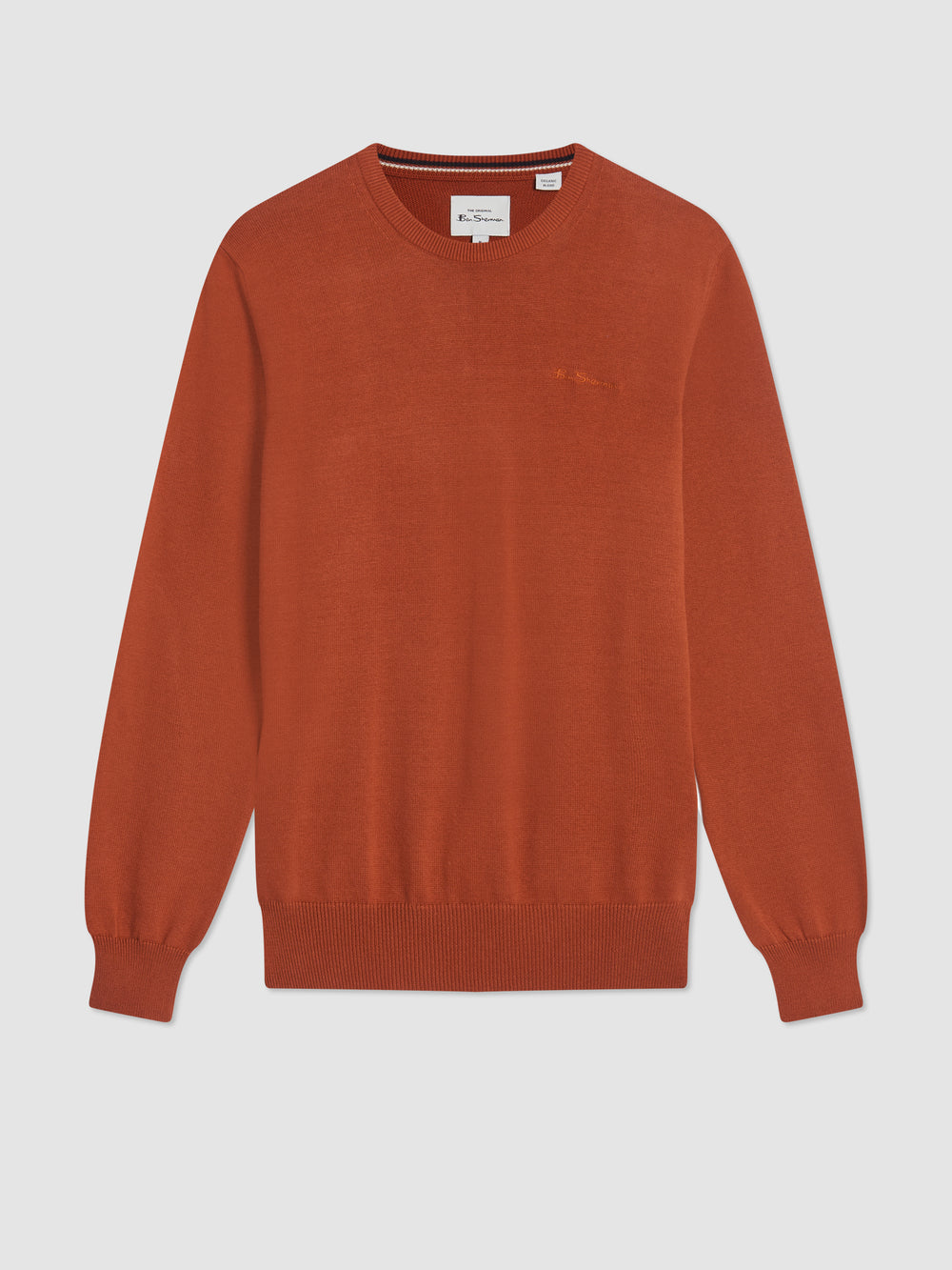 Prendas De Punto Ben Sherman Signature Crewneck Naranjas | SVCZOHX-09