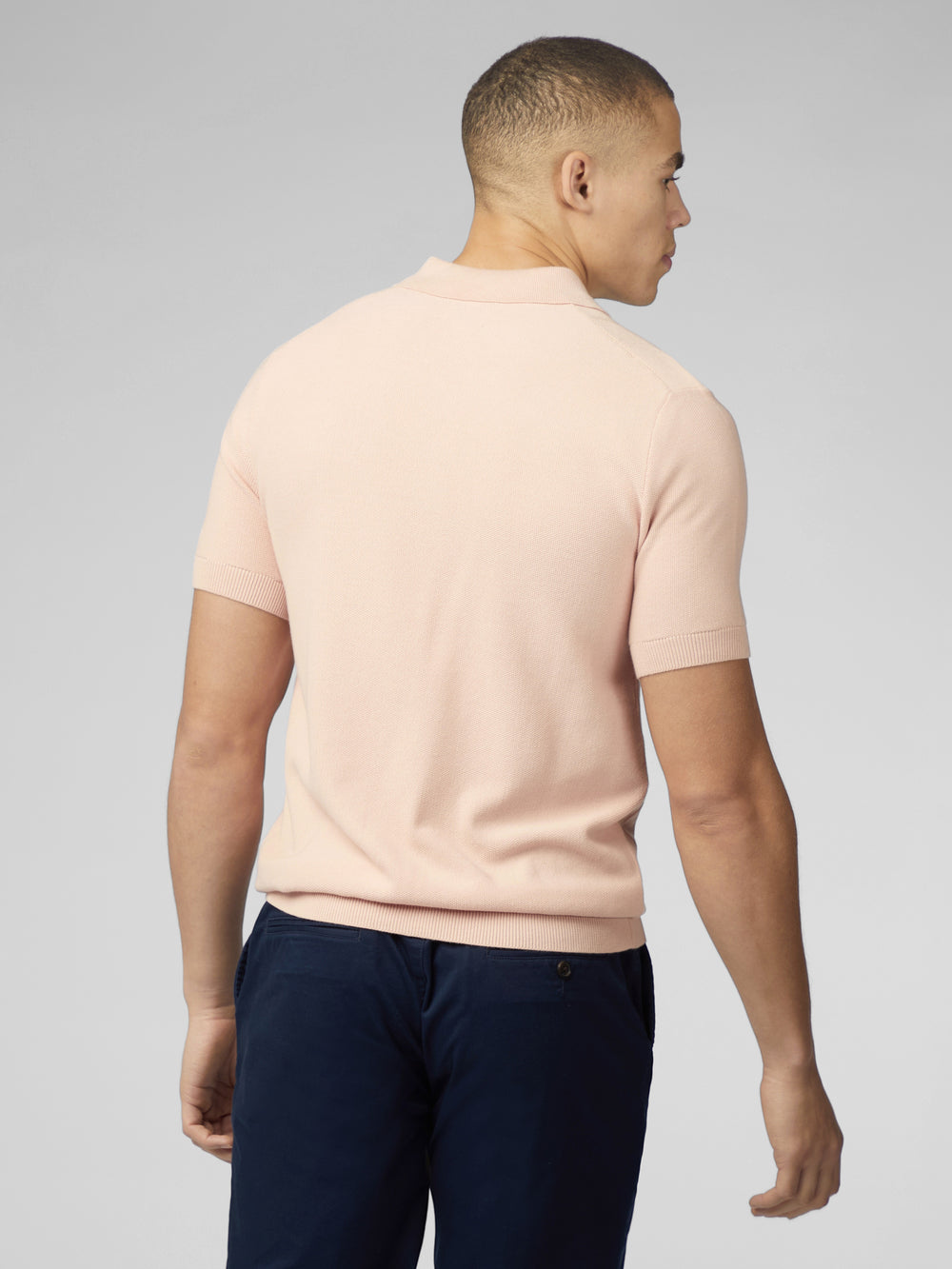 Prendas De Punto Ben Sherman Signature Textured Polo Rosas | WIUGDXL-14