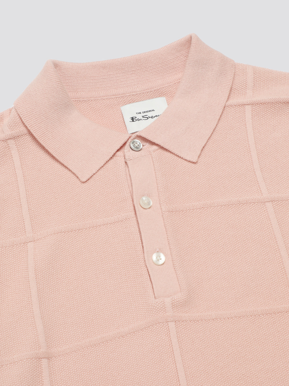 Prendas De Punto Ben Sherman Signature Textured Polo Rosas | WIUGDXL-14