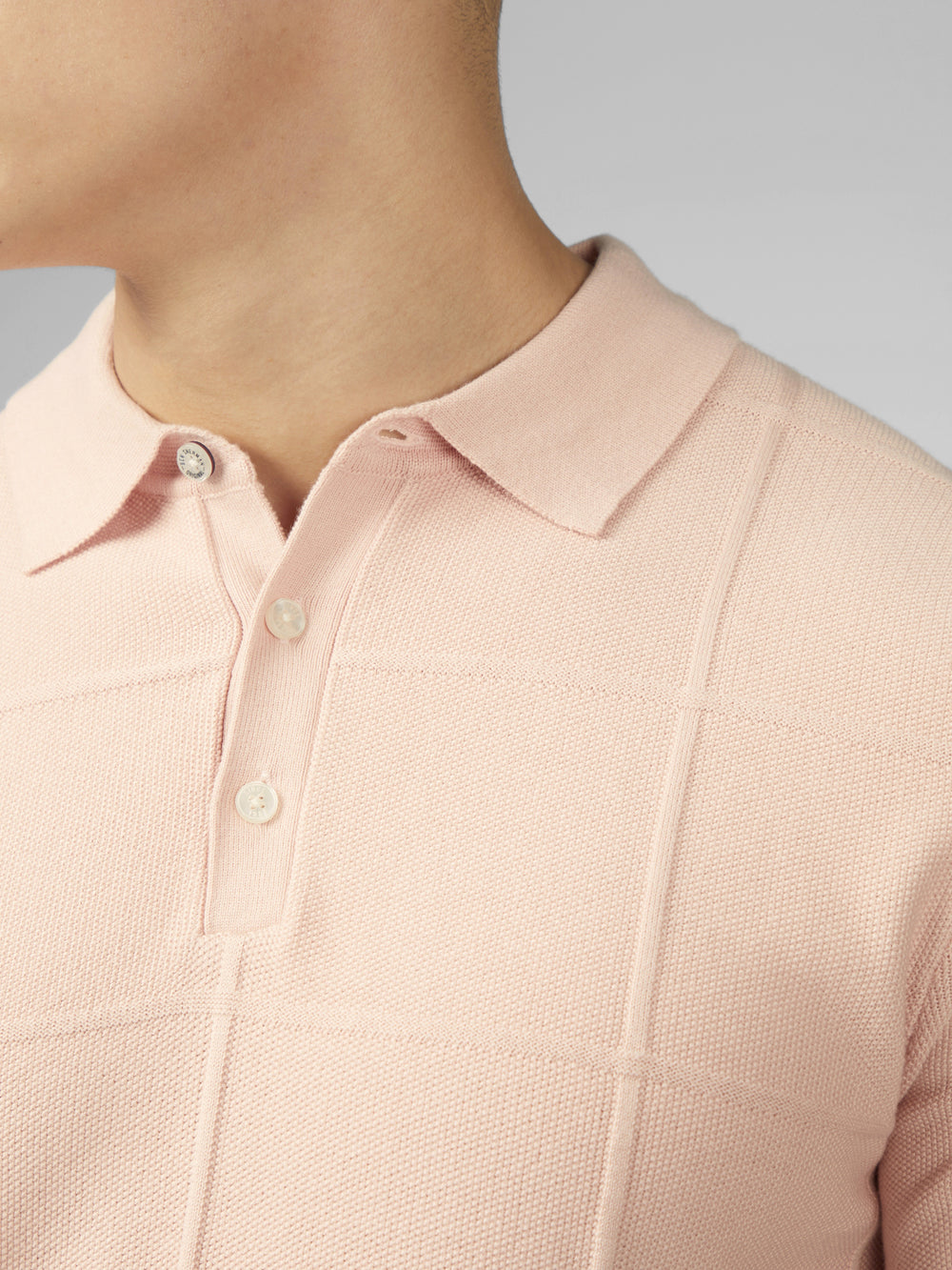 Prendas De Punto Ben Sherman Signature Textured Polo Rosas | WIUGDXL-14