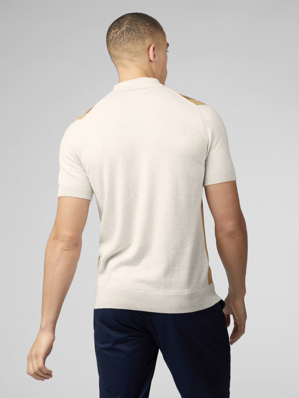 Prendas De Punto Ben Sherman Signature Vertical Stripe Polo Blancas | GAPJZLN-08