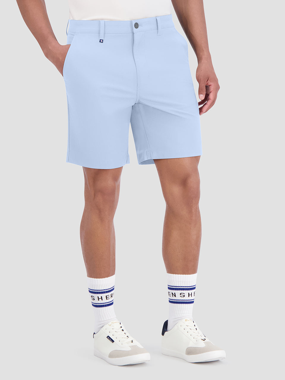 Short Ben Sherman 4Way Stretch Tech Azules | HJTEOML-41