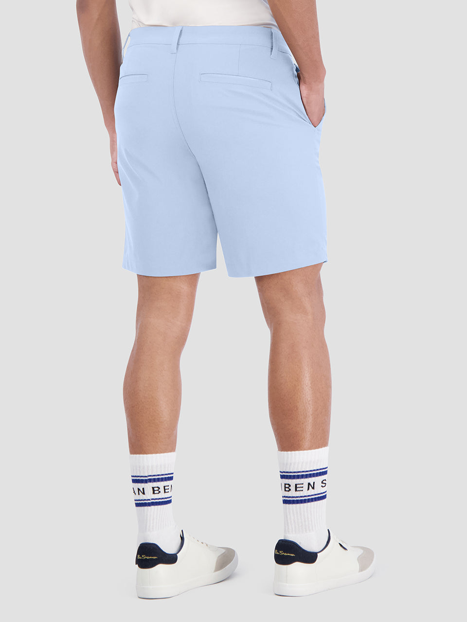 Short Ben Sherman 4Way Stretch Tech Azules | HJTEOML-41