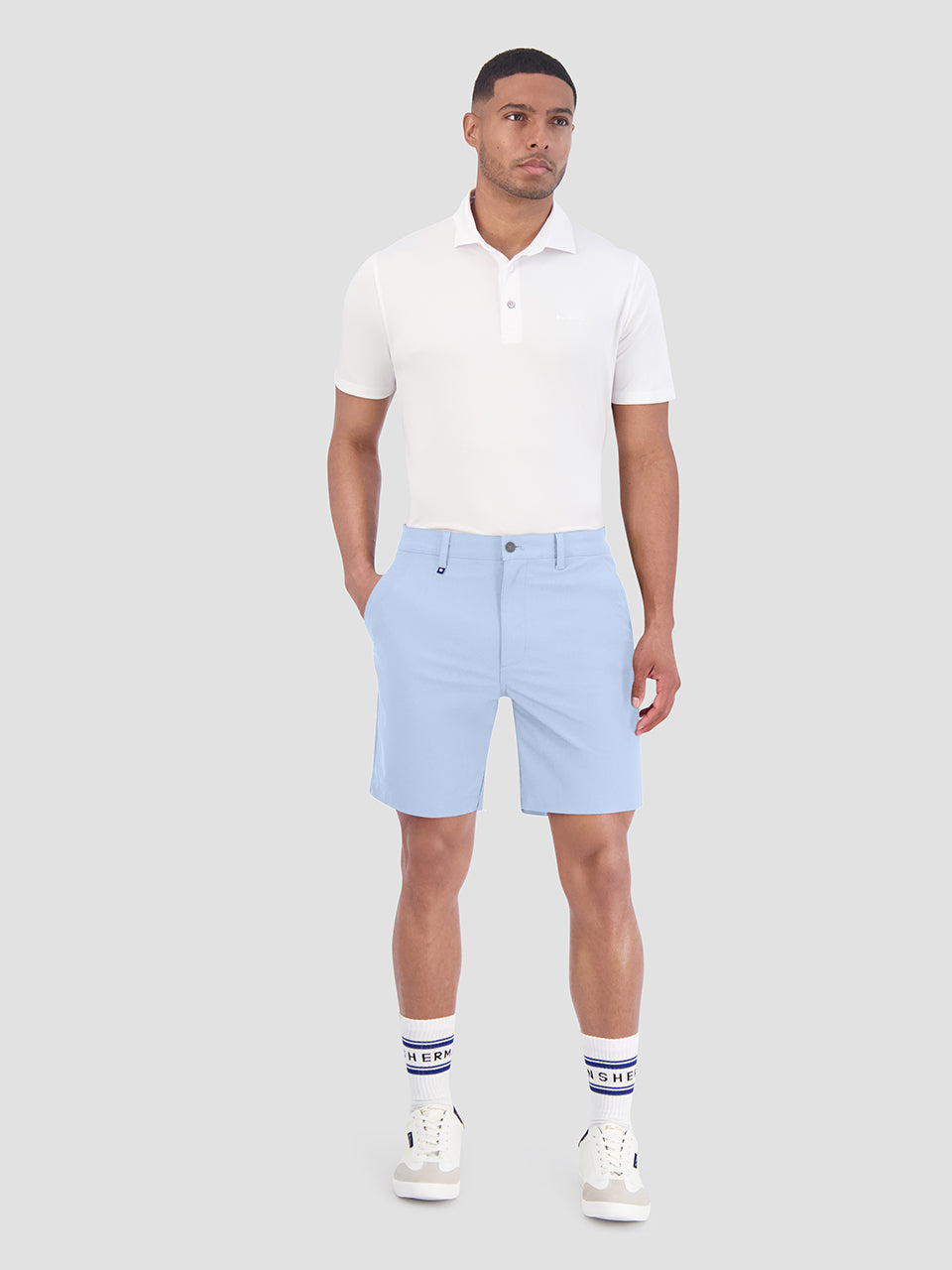 Short Ben Sherman 4Way Stretch Tech Azules | HJTEOML-41