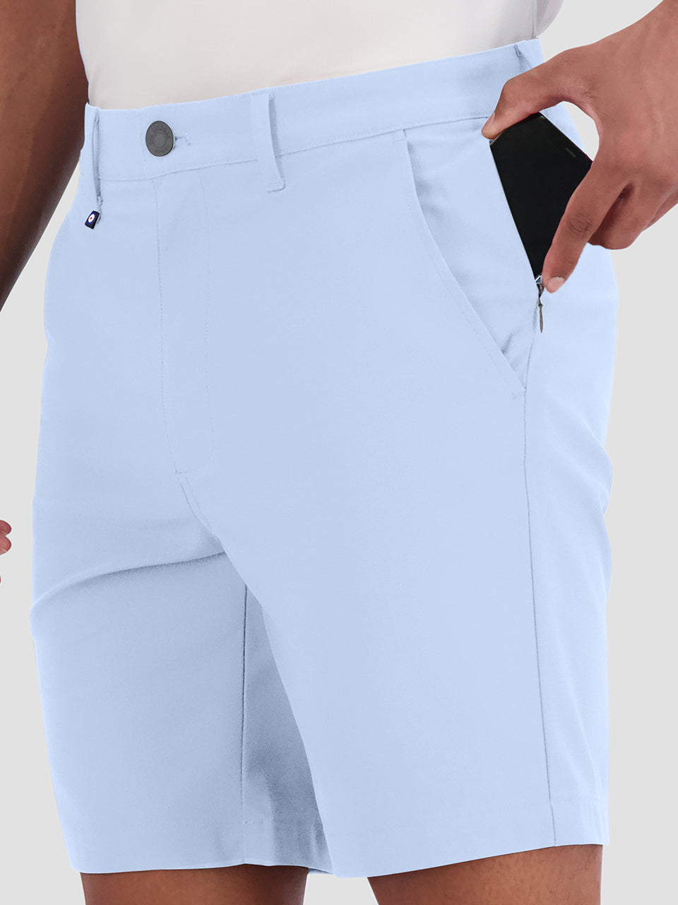 Short Ben Sherman 4Way Stretch Tech Azules | HJTEOML-41