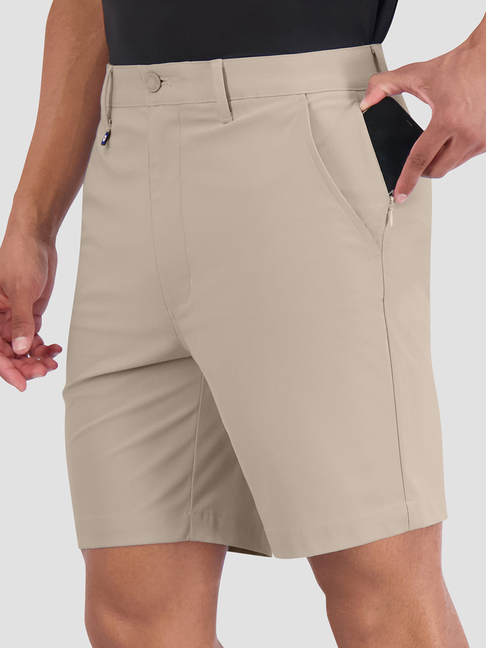 Short Ben Sherman 4Way Stretch Tech Kaki | XAFBVJK-58