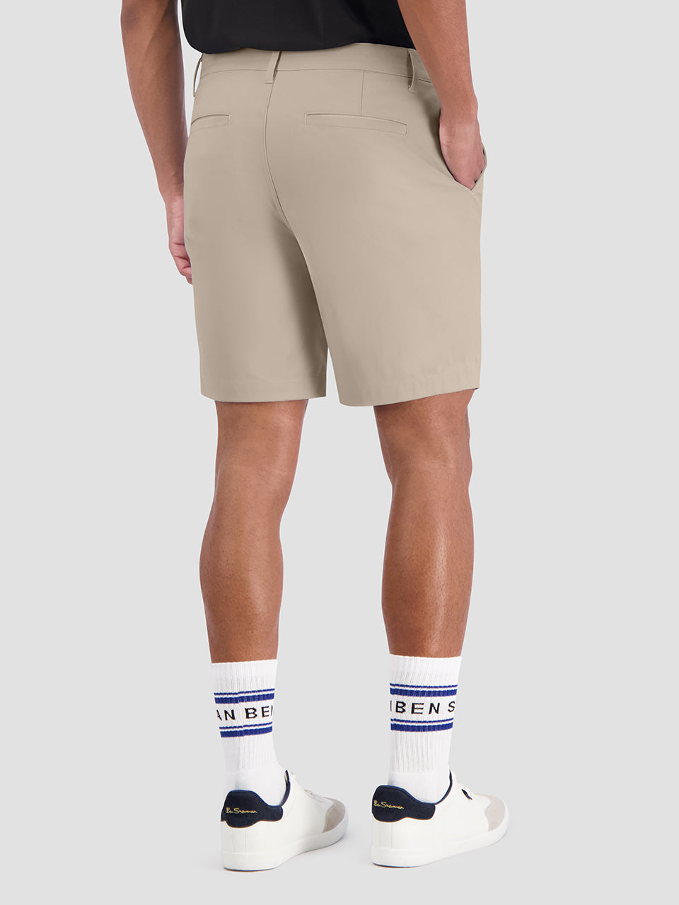 Short Ben Sherman 4Way Stretch Tech Kaki | XAFBVJK-58