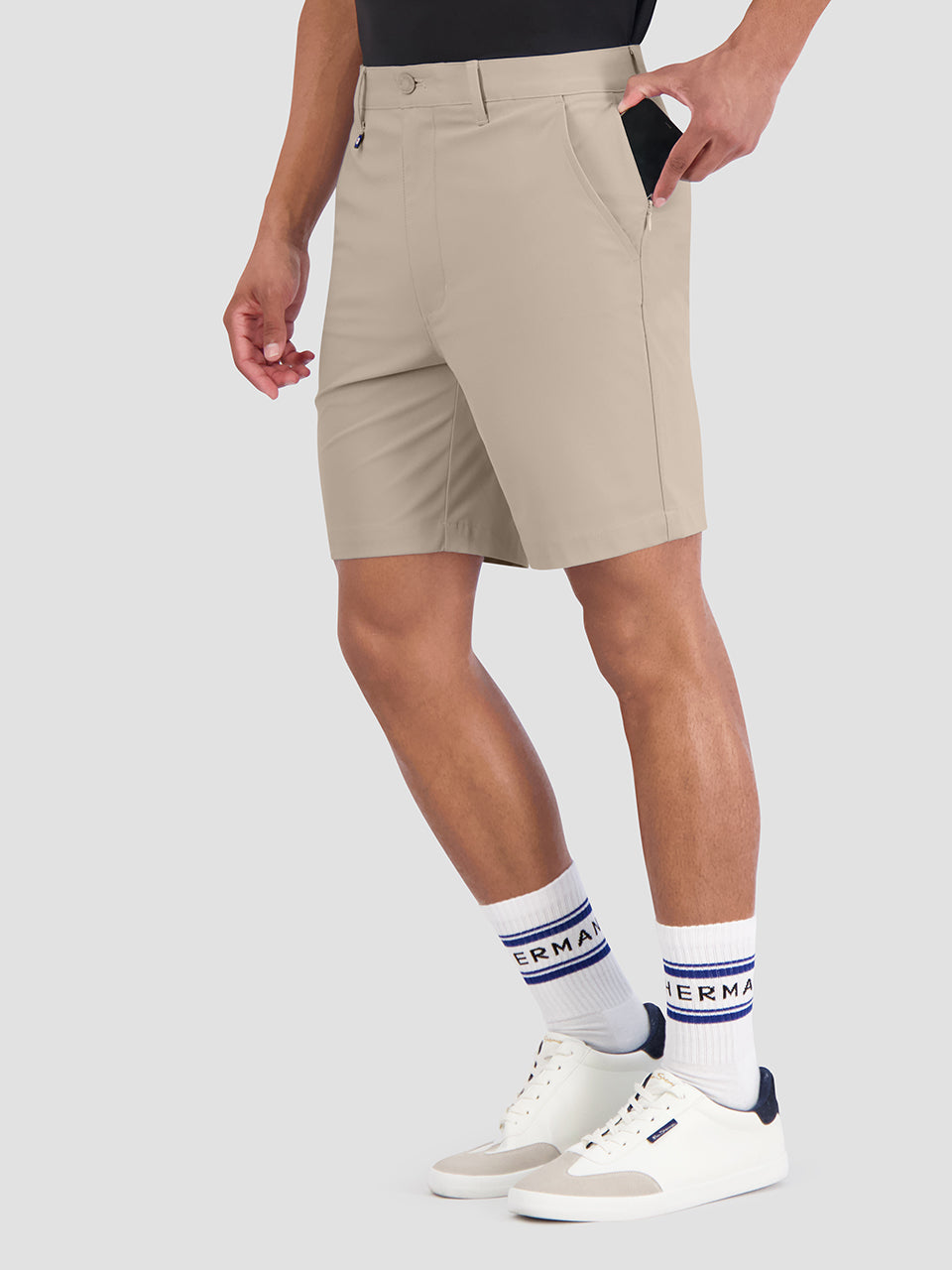 Short Ben Sherman 4Way Stretch Tech Kaki | XAFBVJK-58