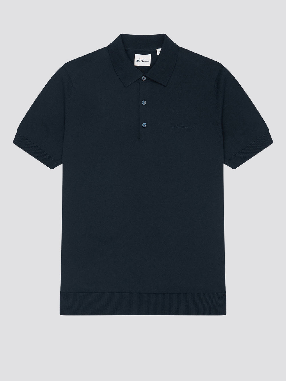 Suéteres De Cuello Polo Ben Sherman Signature Azul Marino | WQOFBCS-42