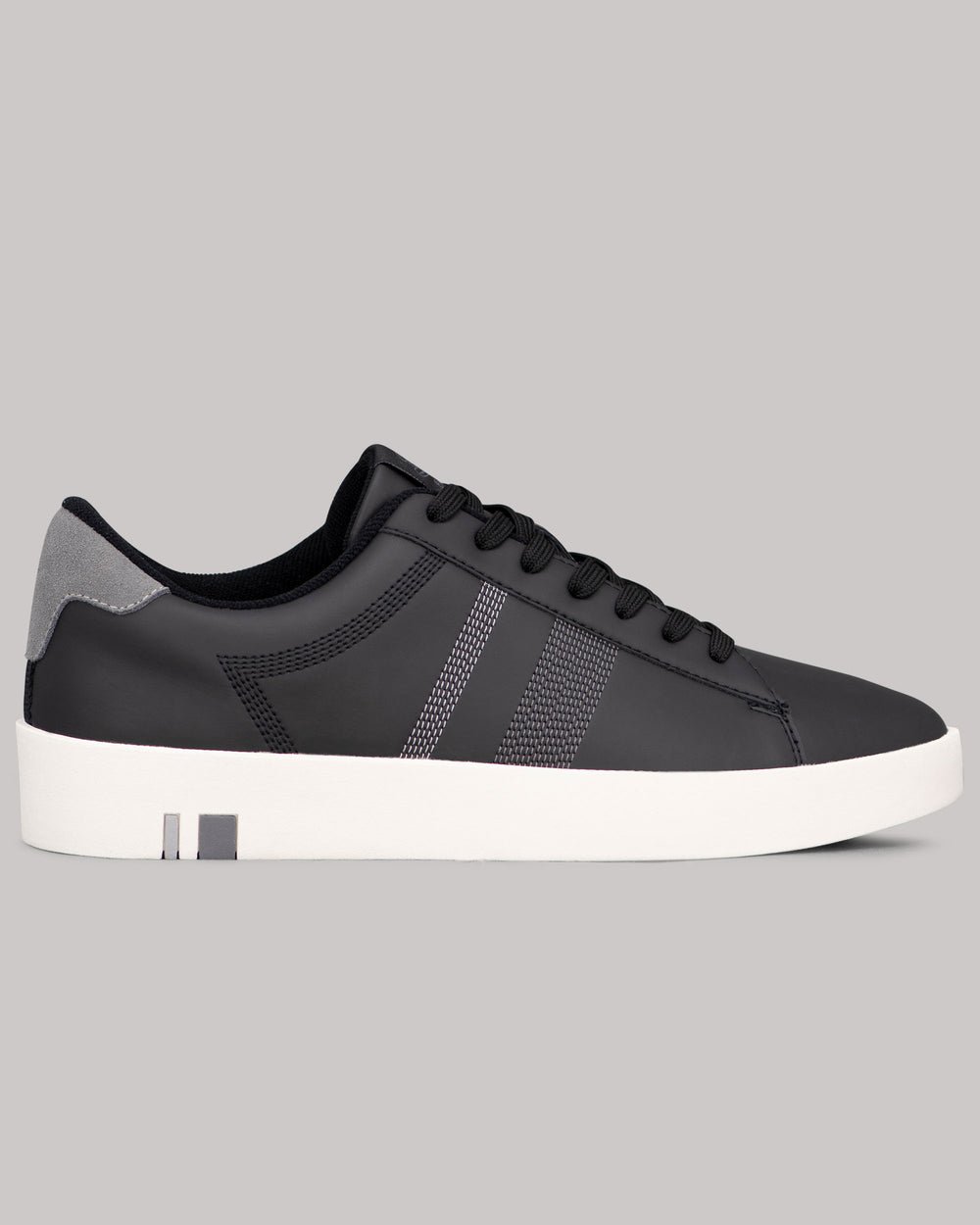 Zapatillas Ben Sherman Boxwell Negras Blancas Gris | LDZKIBW-84