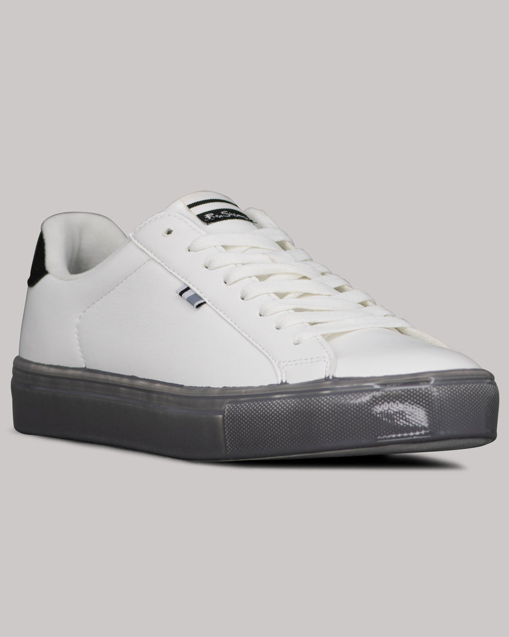 Zapatillas Ben Sherman Crowley Blancas Negras | YSZAHOU-20