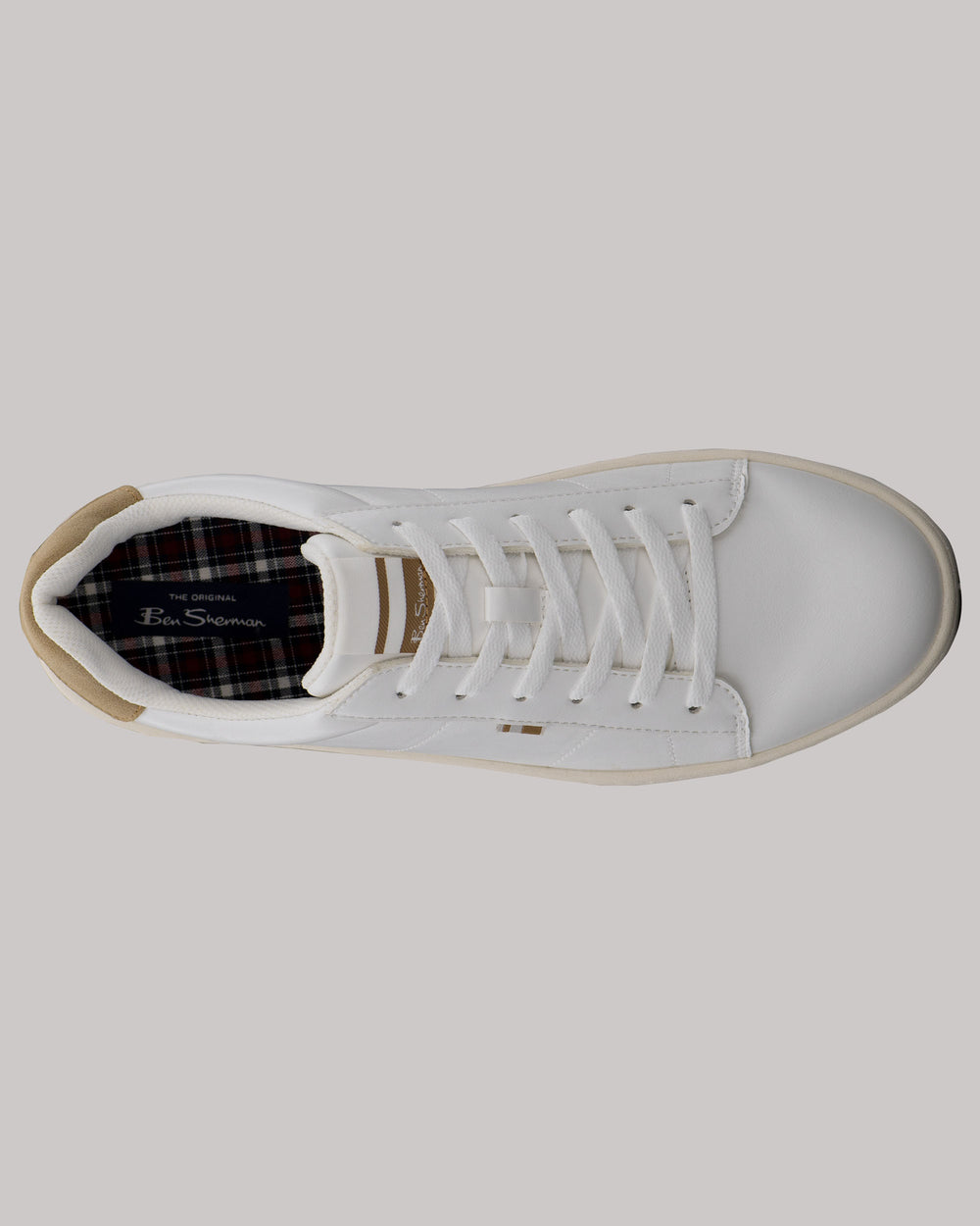 Zapatillas Ben Sherman Hampton Blancas Marrones | ITPLOUB-24