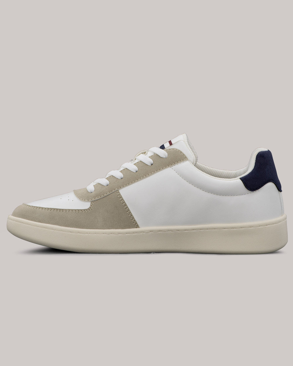 Zapatillas Ben Sherman Hyde Navy Stripe Blancas | LCIGBPA-40