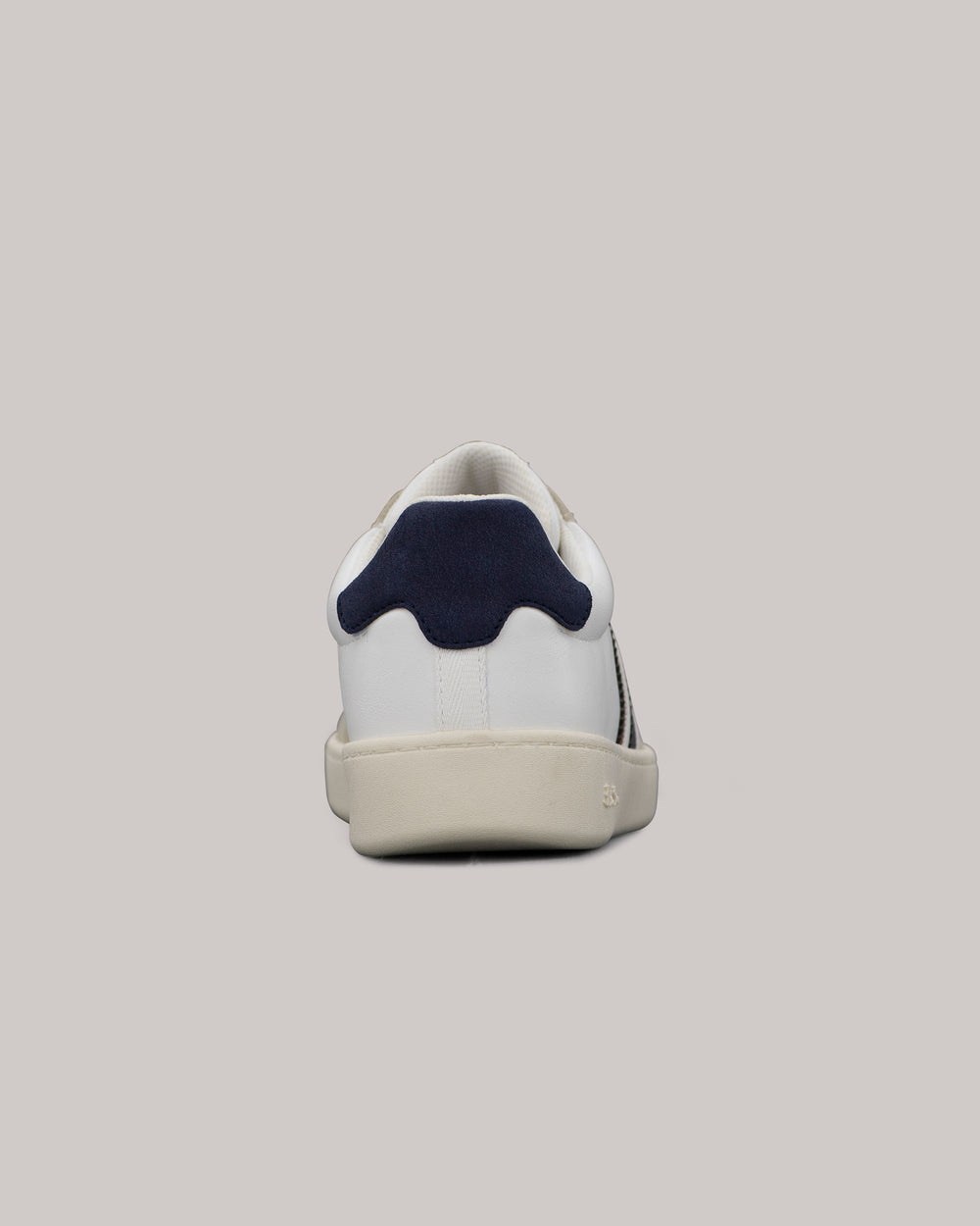 Zapatillas Ben Sherman Hyde Navy Stripe Blancas | LCIGBPA-40