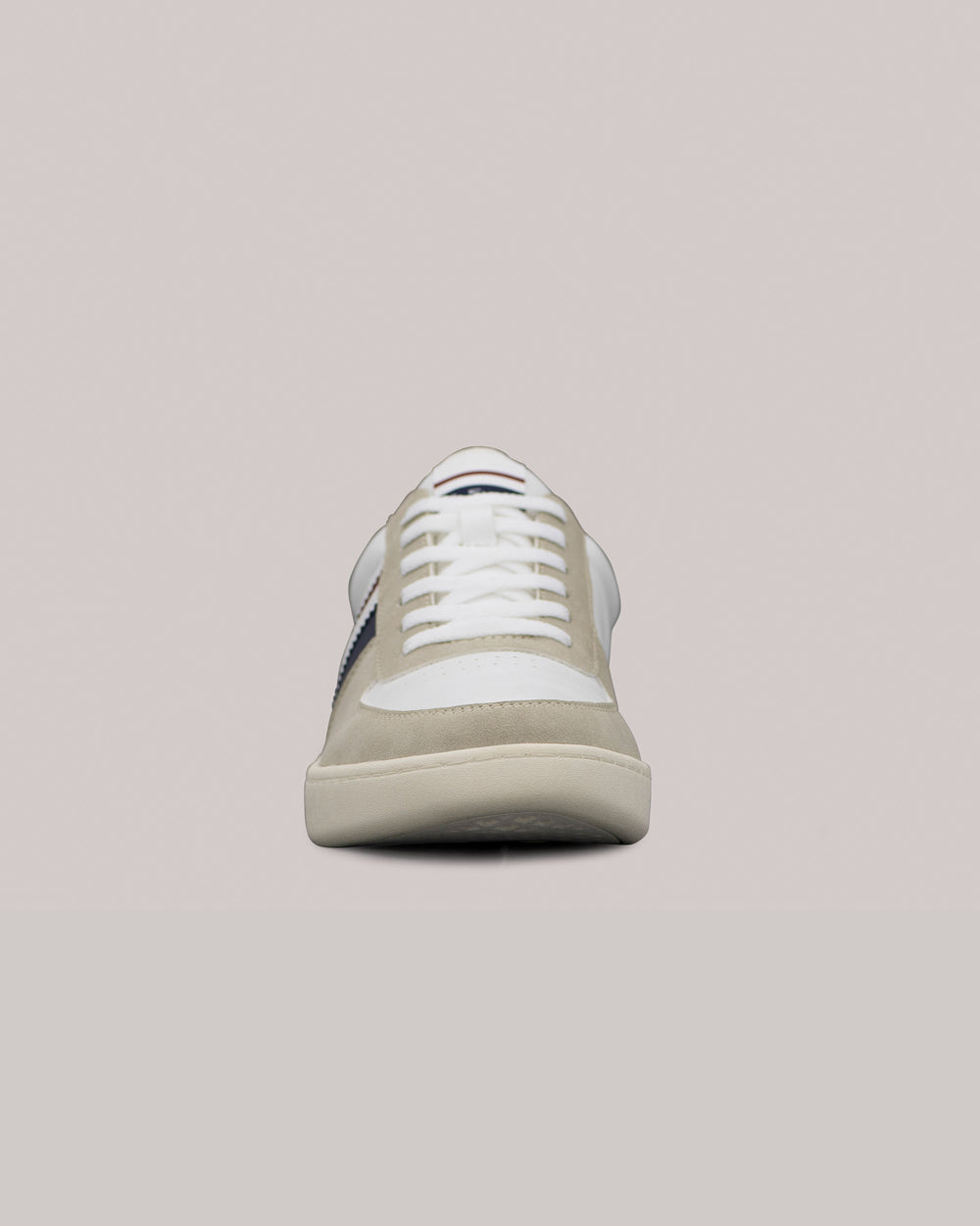 Zapatillas Ben Sherman Hyde Navy Stripe Blancas | LCIGBPA-40